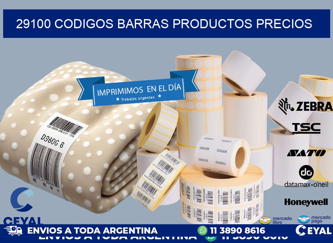 29100 codigos barras productos precios