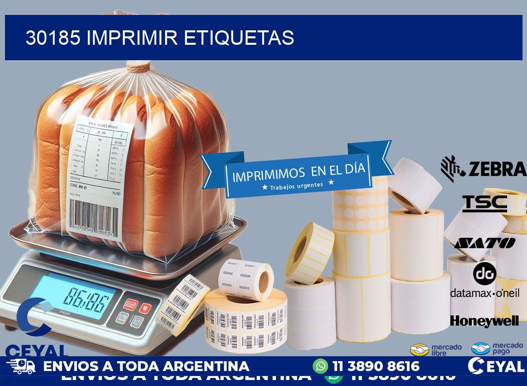 30185 imprimir etiquetas