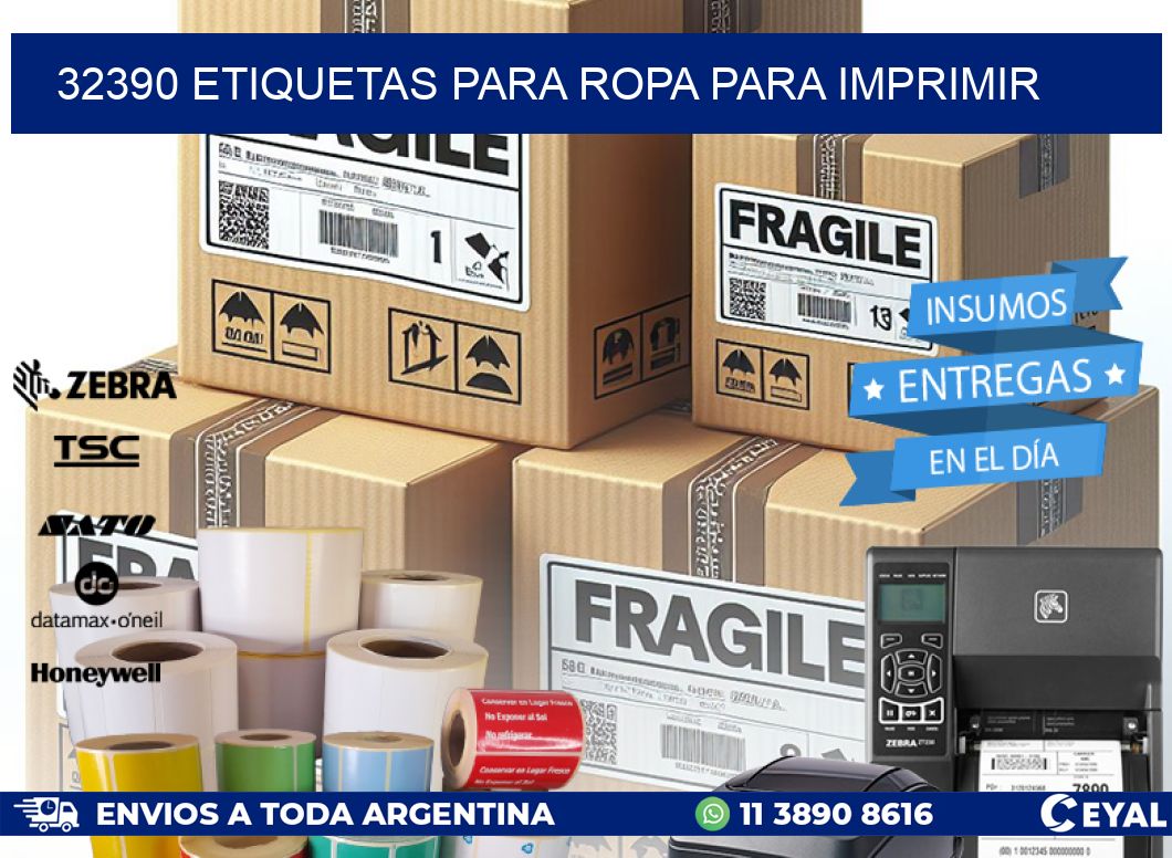 32390 ETIQUETAS PARA ROPA PARA IMPRIMIR