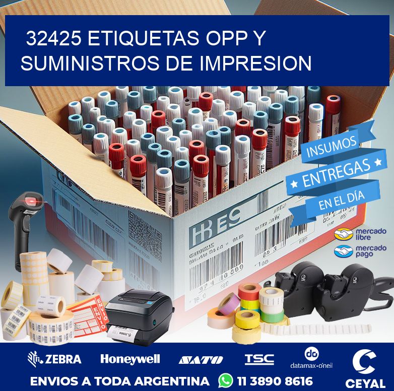 32425 ETIQUETAS OPP Y SUMINISTROS DE IMPRESION