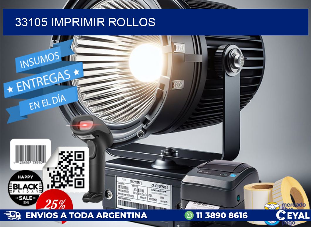 33105 imprimir rollos