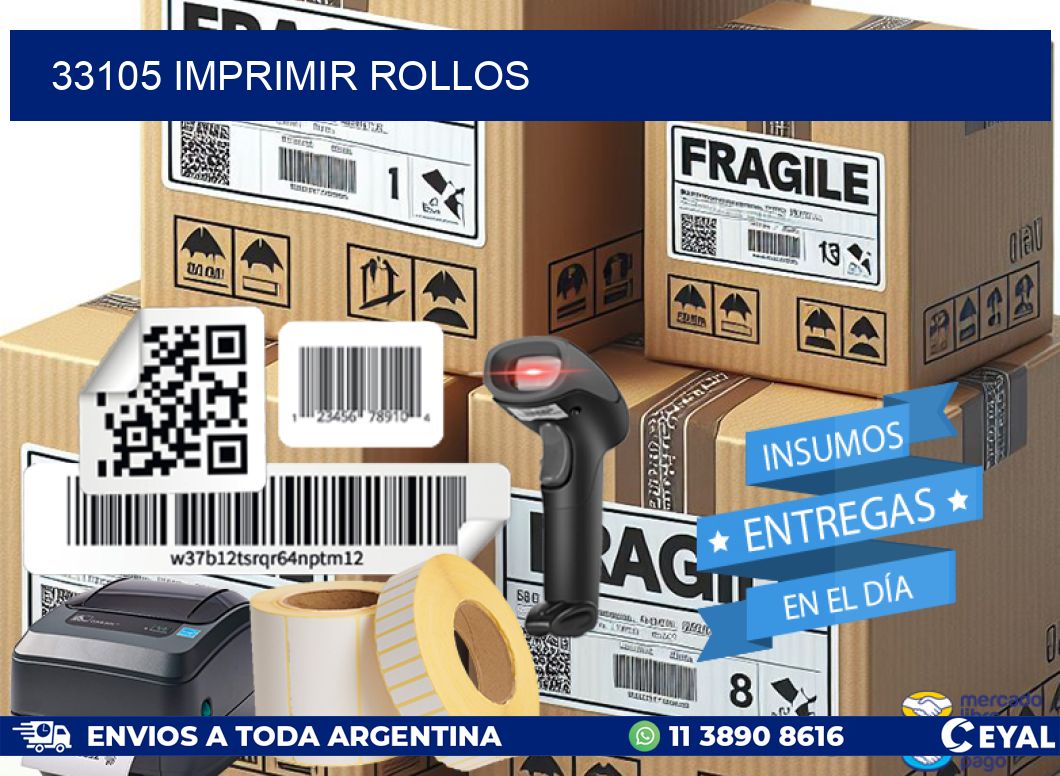 33105 imprimir rollos