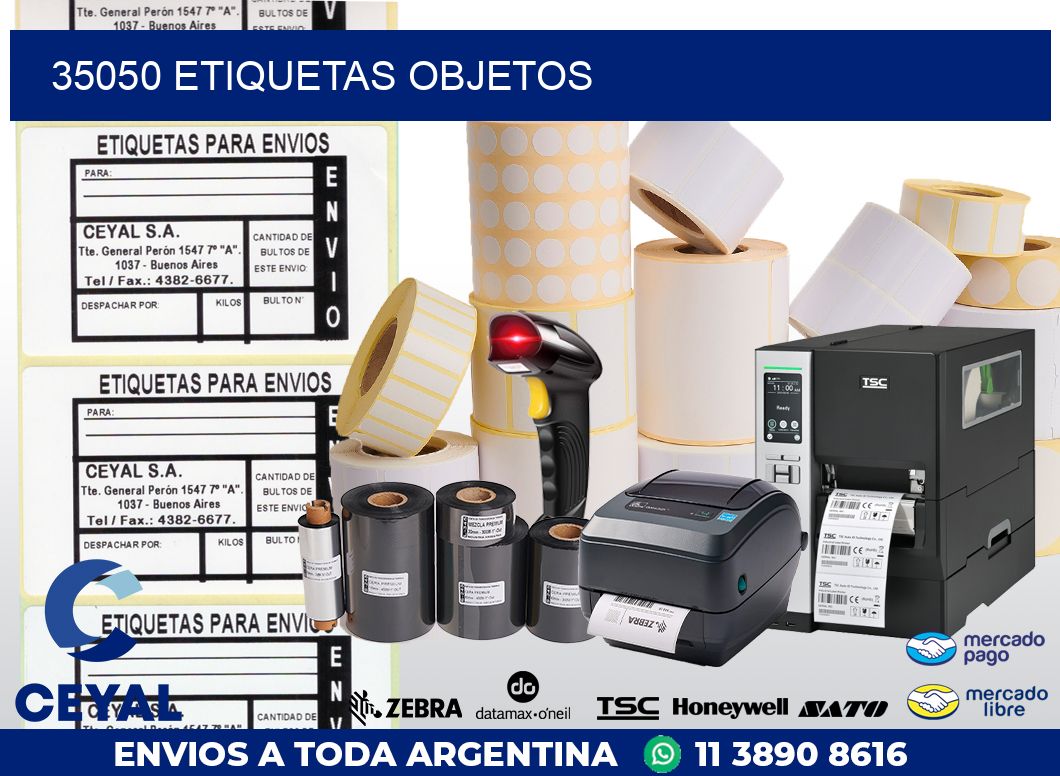 35050 etiquetas objetos