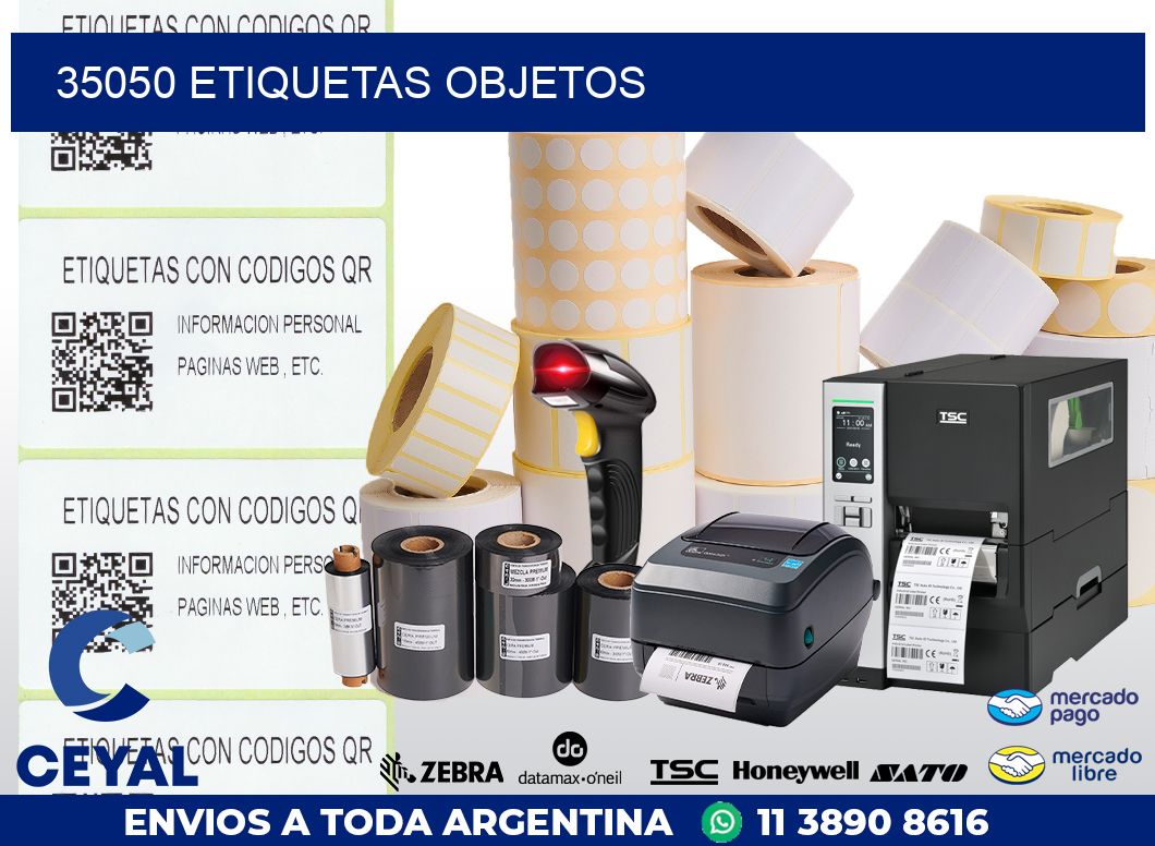 35050 etiquetas objetos
