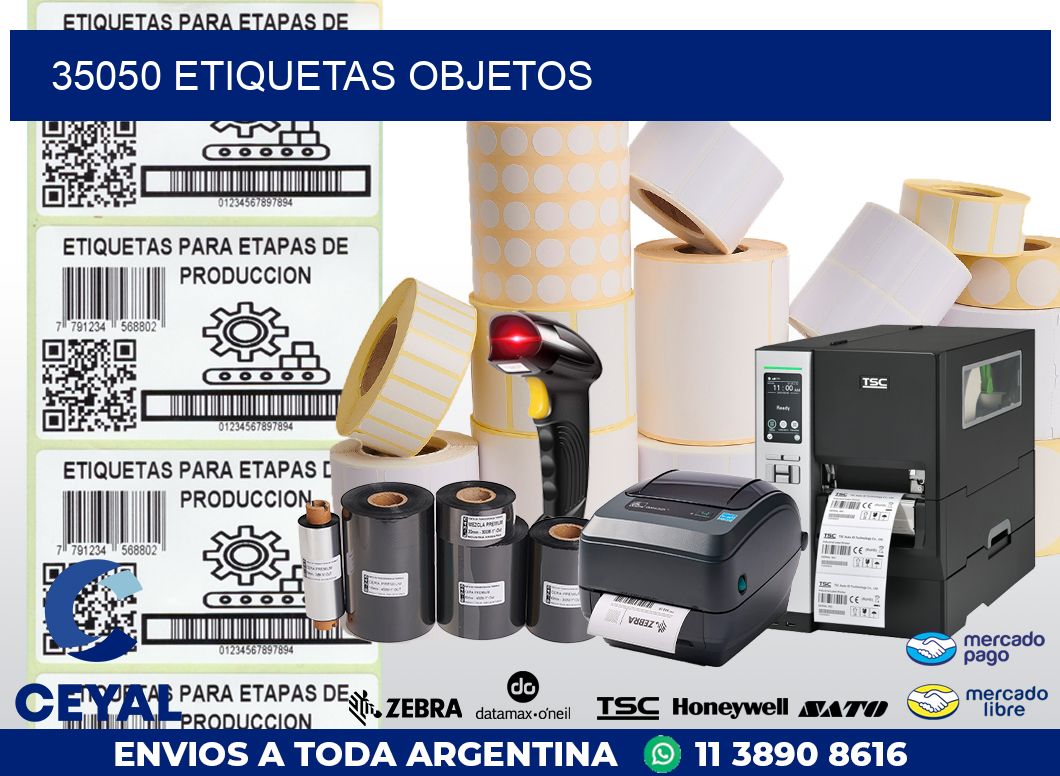 35050 etiquetas objetos