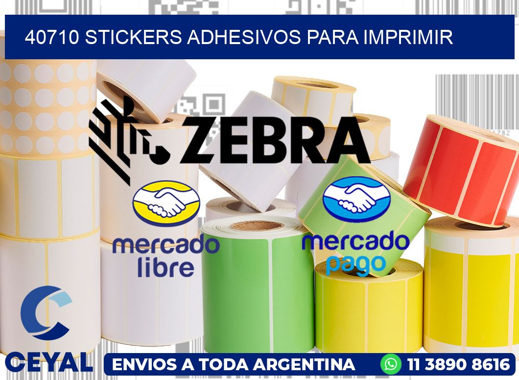 40710 stickers adhesivos para imprimir