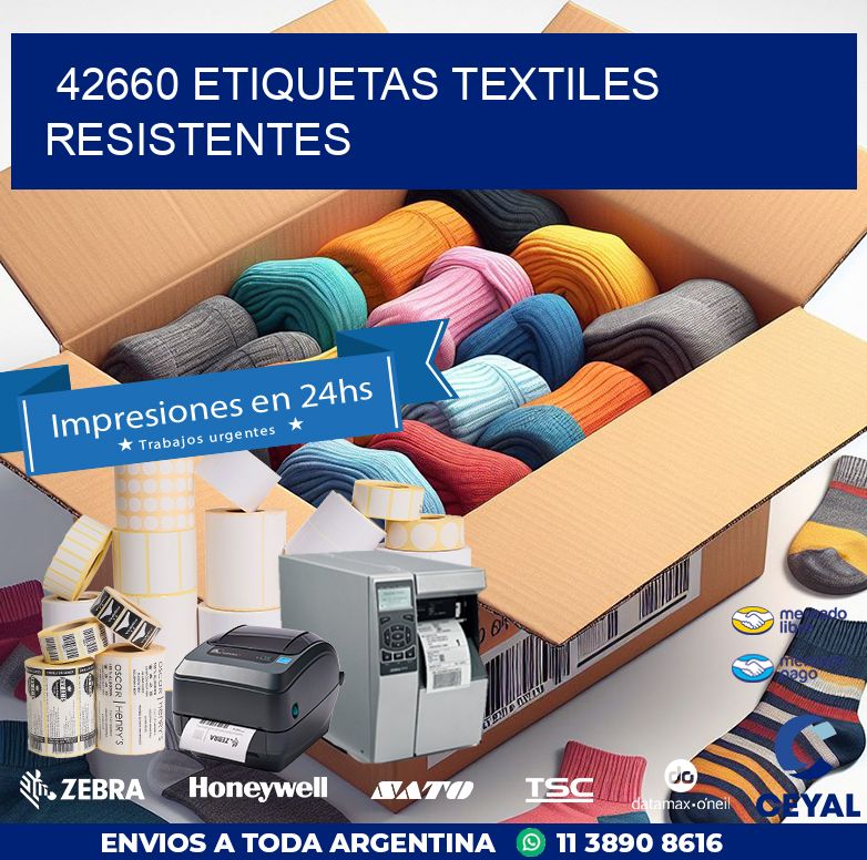 42660 ETIQUETAS TEXTILES RESISTENTES