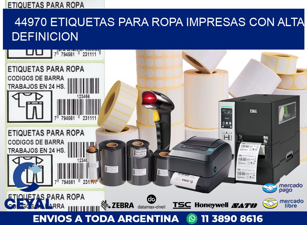 44970 ETIQUETAS PARA ROPA IMPRESAS CON ALTA DEFINICION