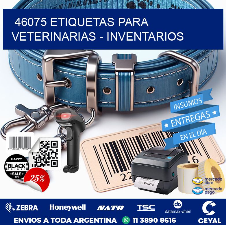 46075 ETIQUETAS PARA VETERINARIAS – INVENTARIOS