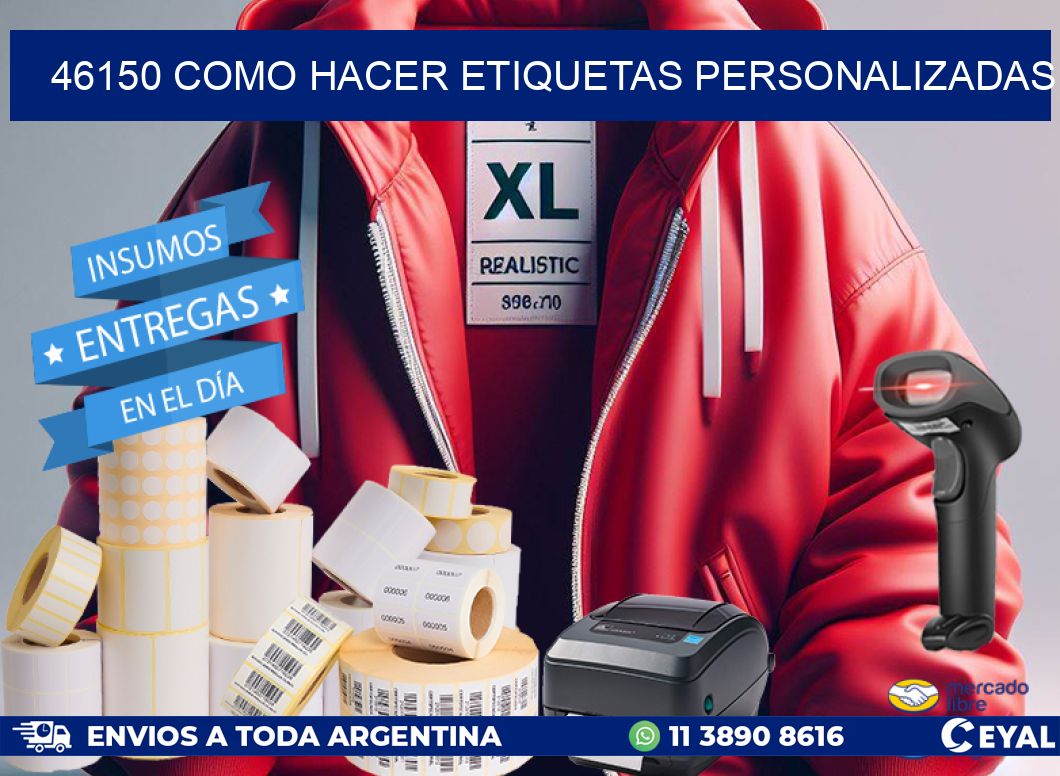 46150 como hacer etiquetas personalizadas