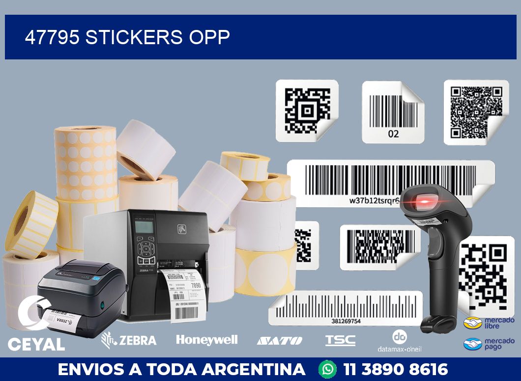 47795 STICKERS OPP