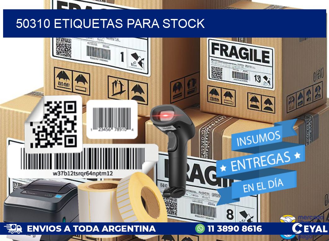 50310 ETIQUETAS PARA STOCK