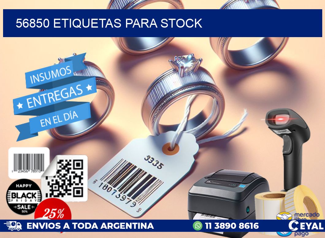 56850 ETIQUETAS PARA STOCK
