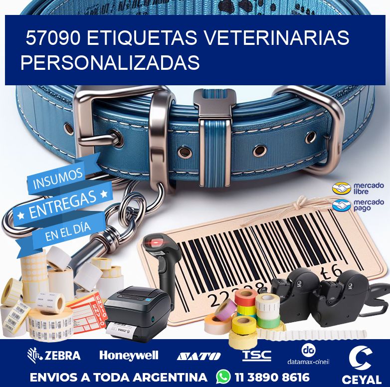 57090 ETIQUETAS VETERINARIAS PERSONALIZADAS