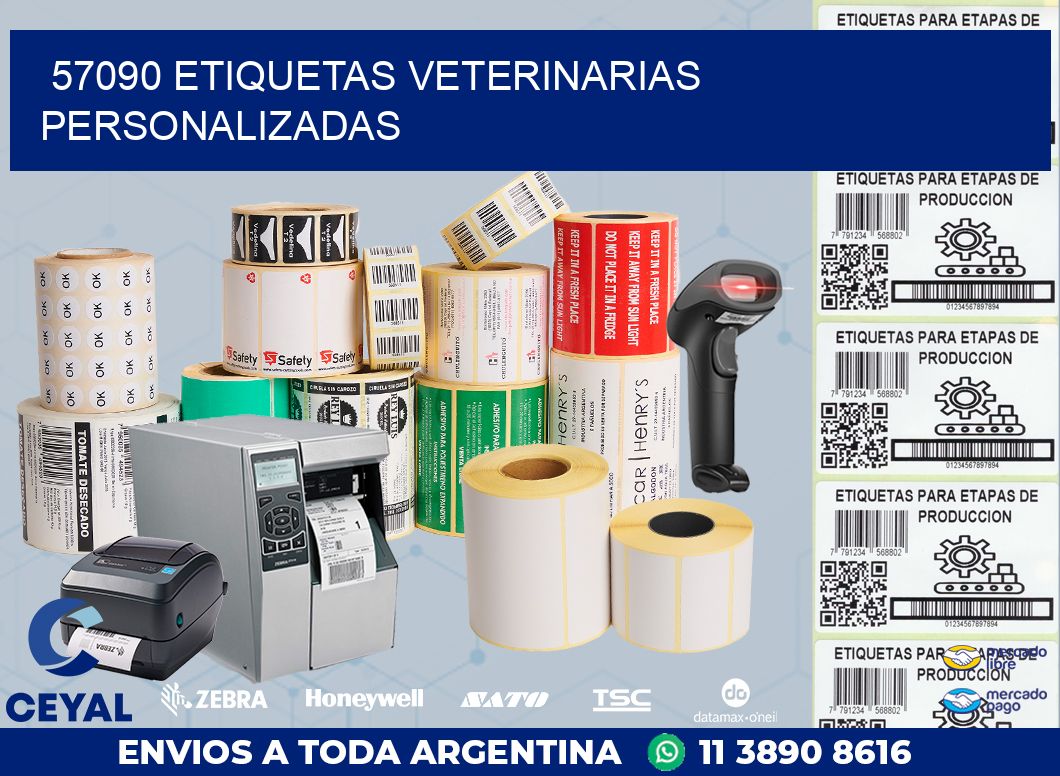 57090 ETIQUETAS VETERINARIAS PERSONALIZADAS