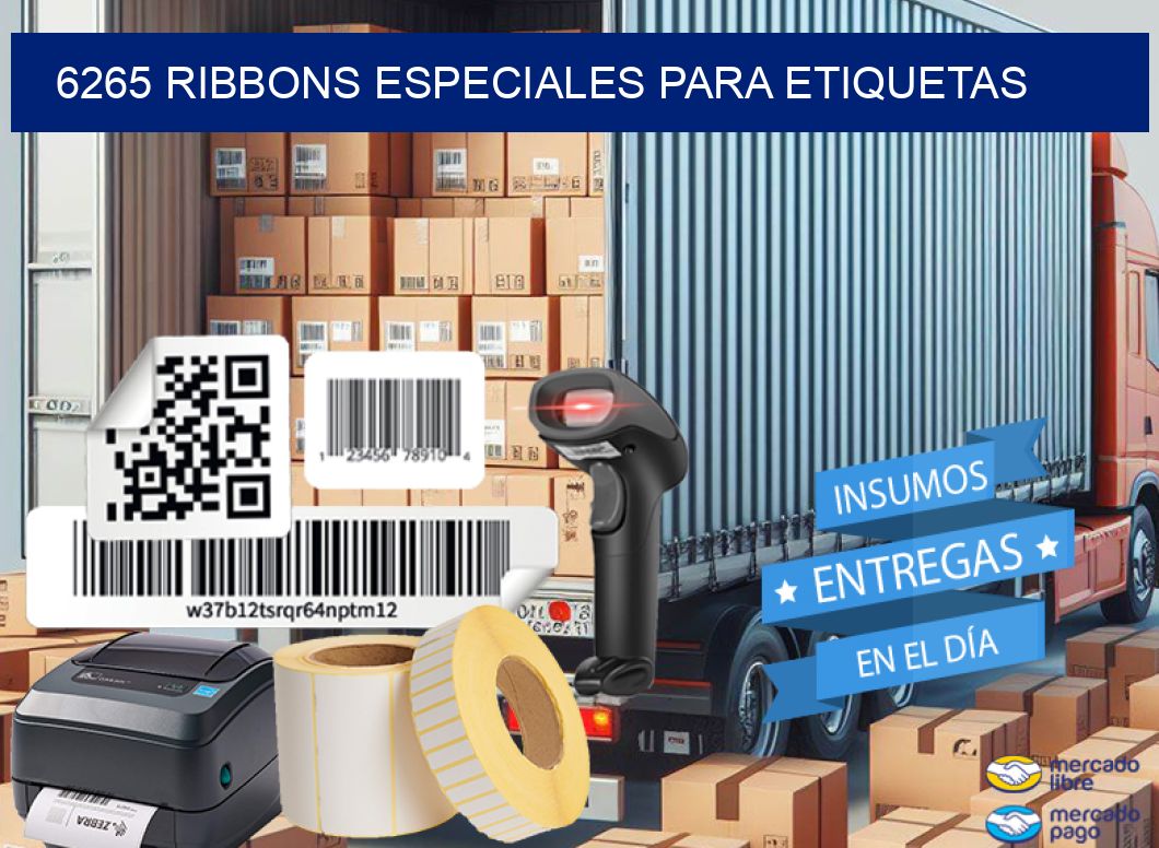 6265 RIBBONS ESPECIALES PARA ETIQUETAS