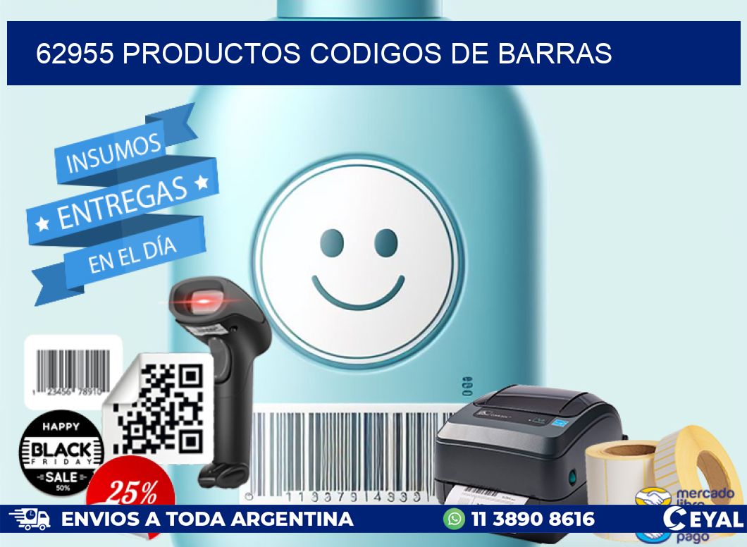 62955 productos codigos de barras