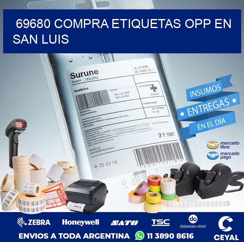 69680 COMPRA ETIQUETAS OPP EN SAN LUIS
