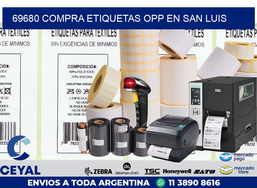 69680 COMPRA ETIQUETAS OPP EN SAN LUIS