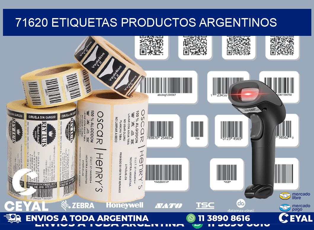 71620 Etiquetas productos argentinos