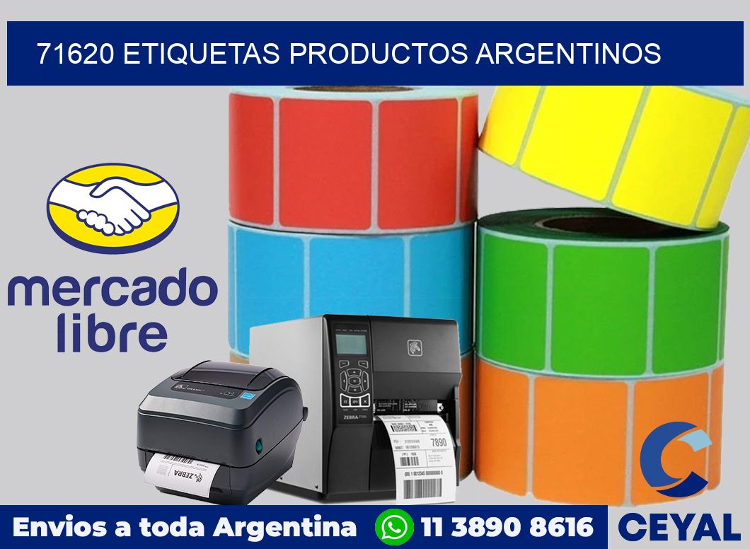71620 Etiquetas productos argentinos