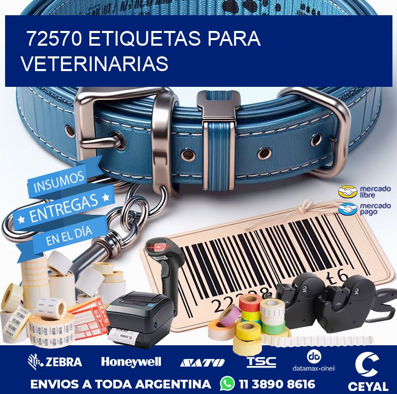 72570 ETIQUETAS PARA VETERINARIAS