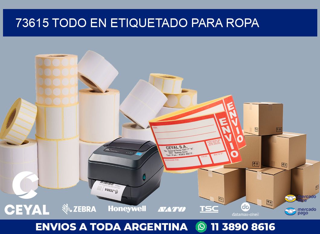 73615 TODO EN ETIQUETADO PARA ROPA