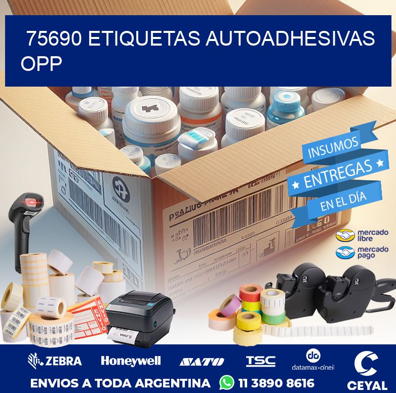 75690 ETIQUETAS AUTOADHESIVAS OPP