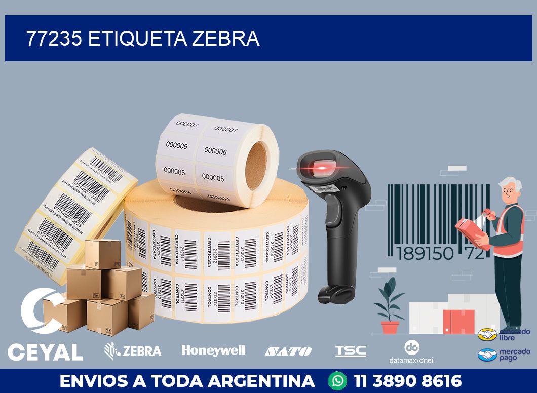 77235 ETIQUETA ZEBRA