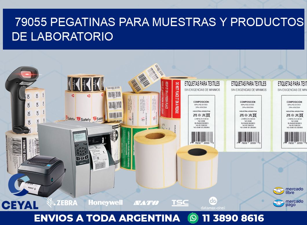 79055 PEGATINAS PARA MUESTRAS Y PRODUCTOS DE LABORATORIO