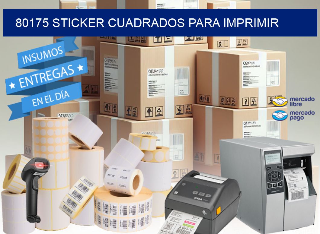 80175 STICKER CUADRADOS PARA IMPRIMIR