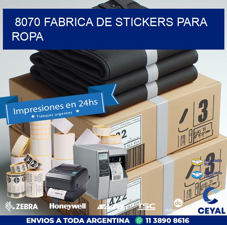 8070 FABRICA DE STICKERS PARA ROPA