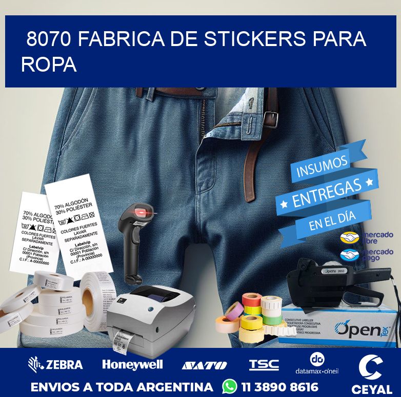 8070 FABRICA DE STICKERS PARA ROPA