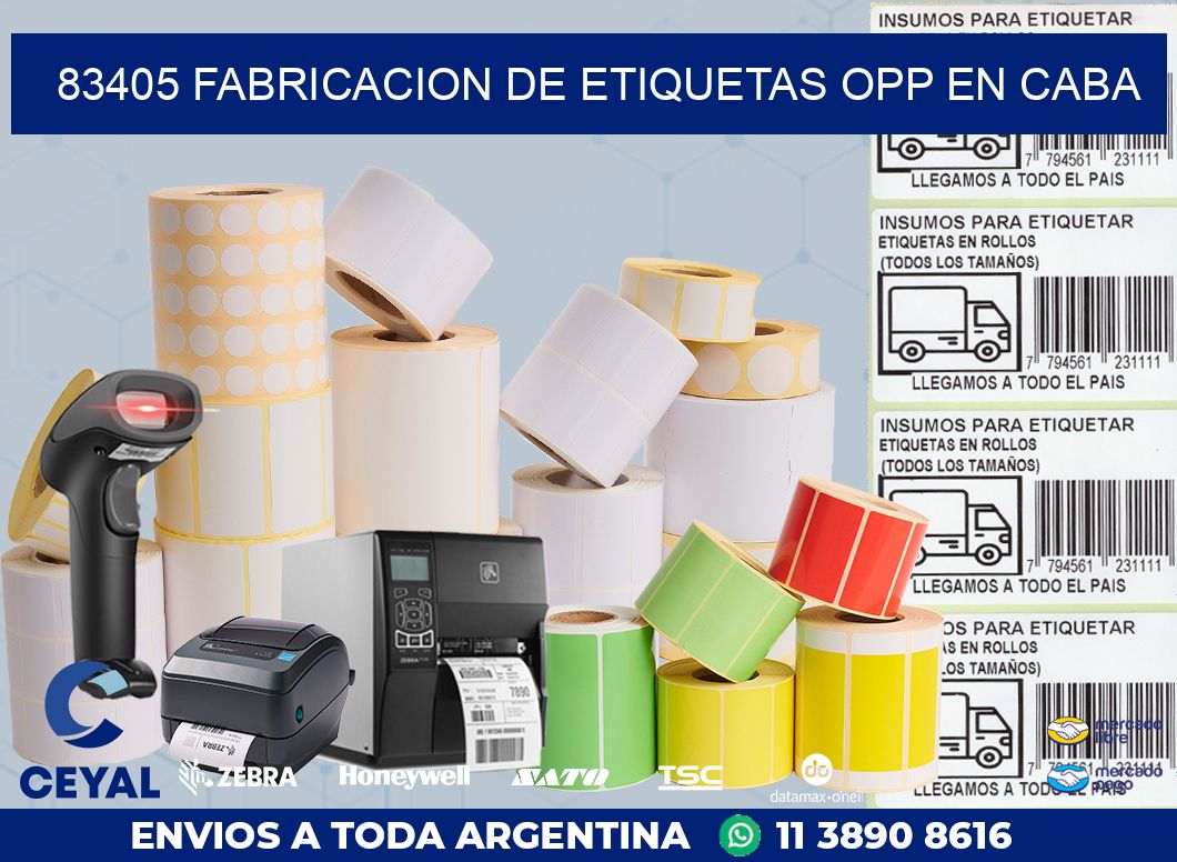 83405 FABRICACION DE ETIQUETAS OPP EN CABA