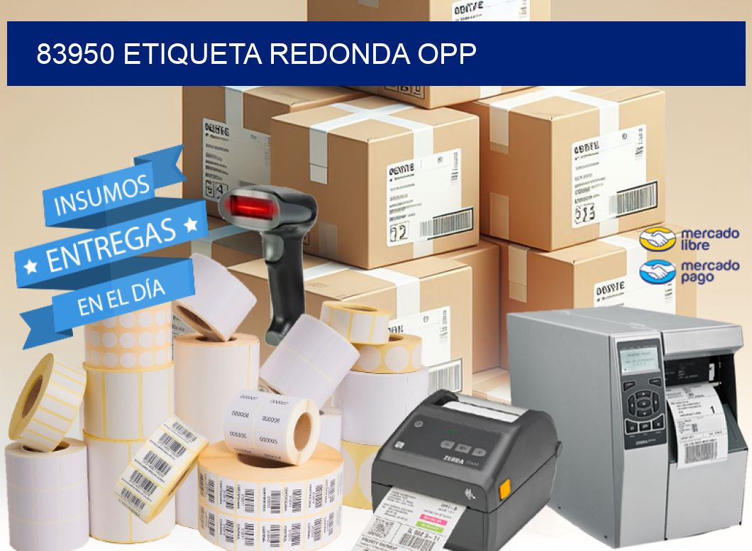 83950 ETIQUETA REDONDA OPP