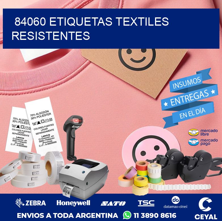 84060 ETIQUETAS TEXTILES RESISTENTES