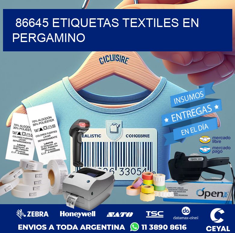 86645 ETIQUETAS TEXTILES EN PERGAMINO