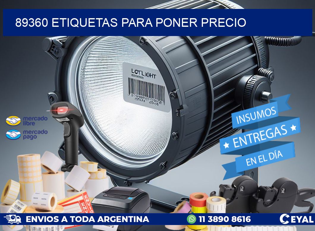 89360 ETIQUETAS PARA PONER PRECIO