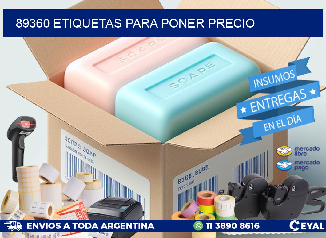 89360 ETIQUETAS PARA PONER PRECIO