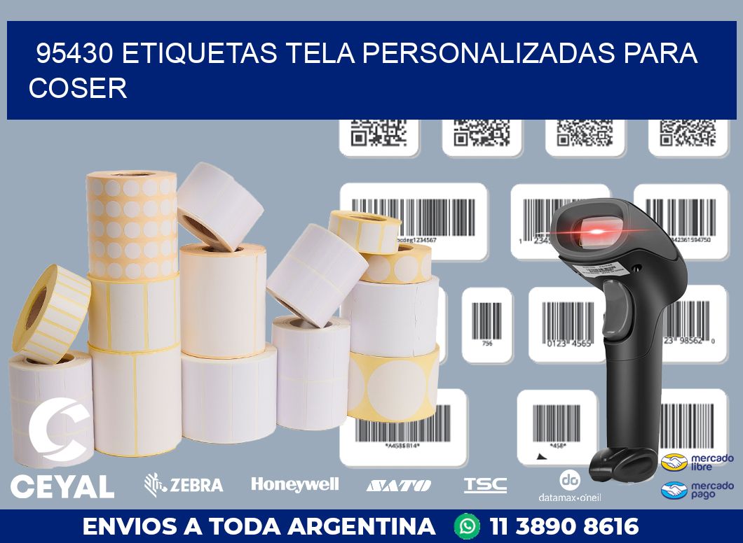 95430 ETIQUETAS TELA PERSONALIZADAS PARA COSER