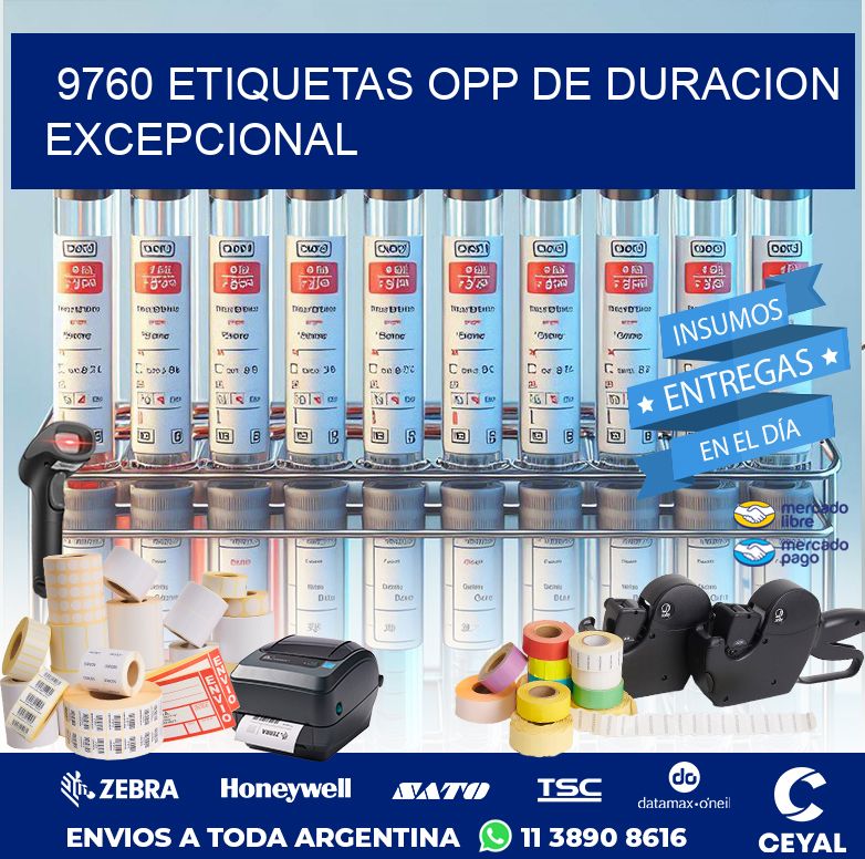 9760 ETIQUETAS OPP DE DURACION EXCEPCIONAL