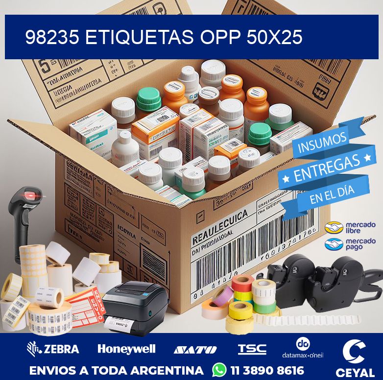 98235 ETIQUETAS OPP 50X25