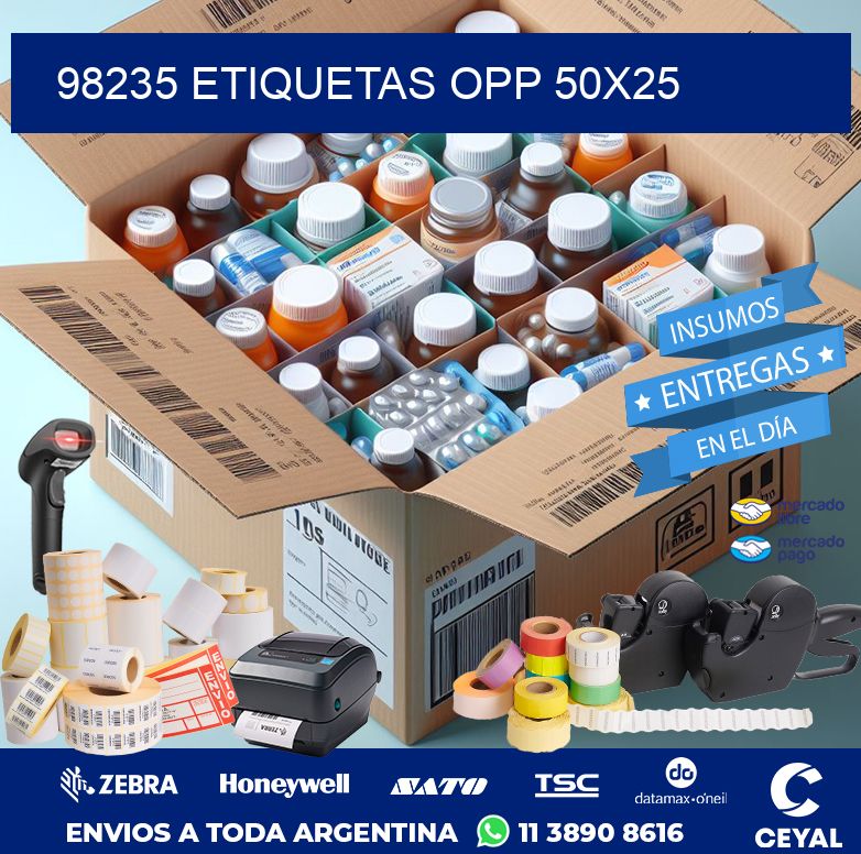 98235 ETIQUETAS OPP 50X25