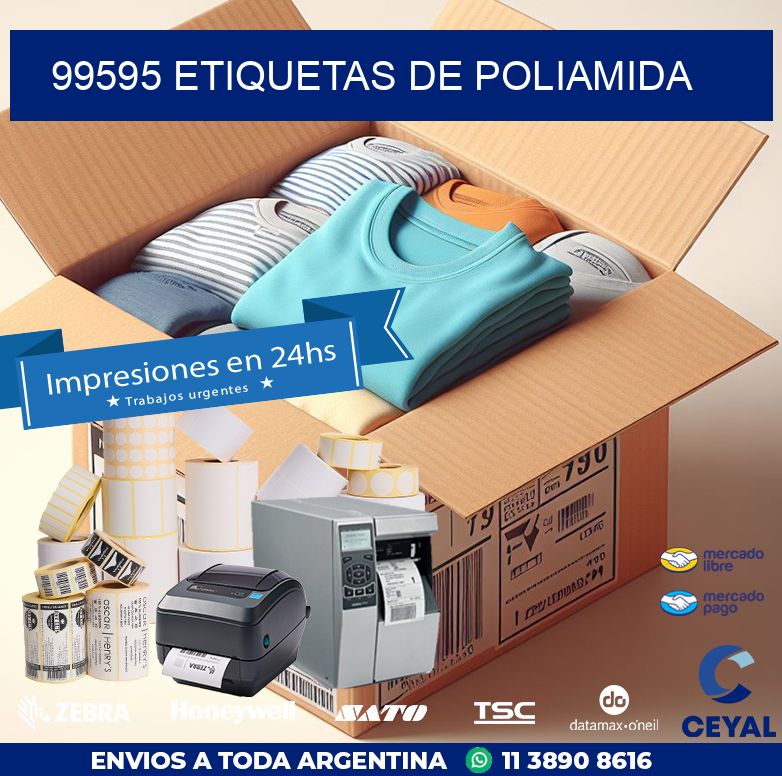 99595 ETIQUETAS DE POLIAMIDA