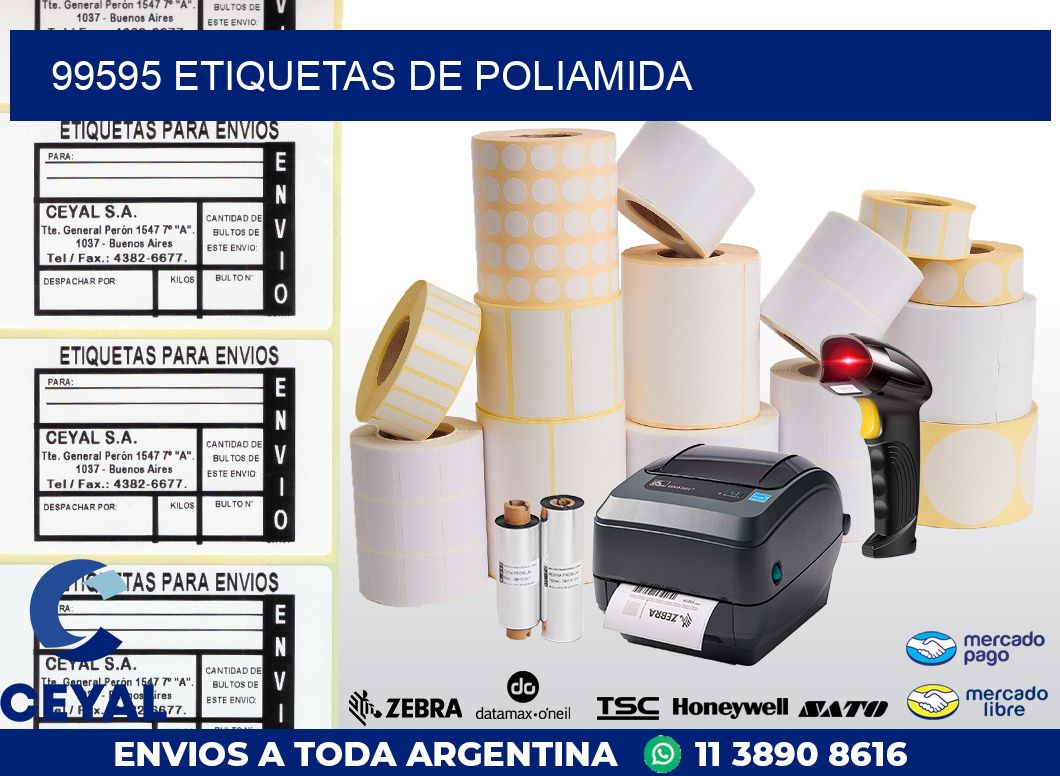 99595 ETIQUETAS DE POLIAMIDA