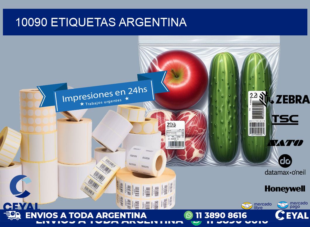 10090 ETIQUETAS ARGENTINA