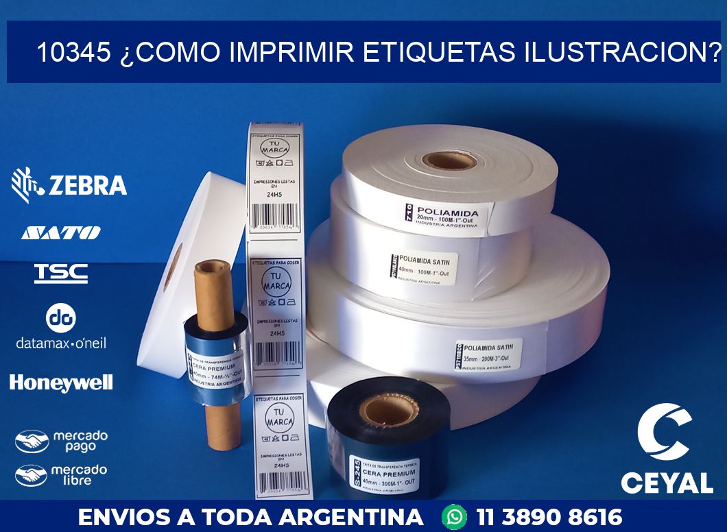 10345 ¿COMO IMPRIMIR ETIQUETAS ILUSTRACION?