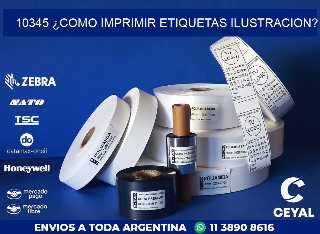 10345 ¿COMO IMPRIMIR ETIQUETAS ILUSTRACION?