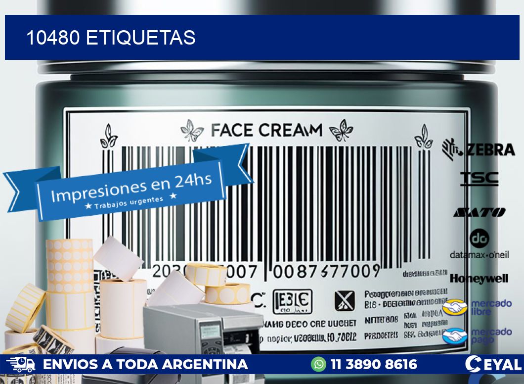 10480 ETIQUETAS