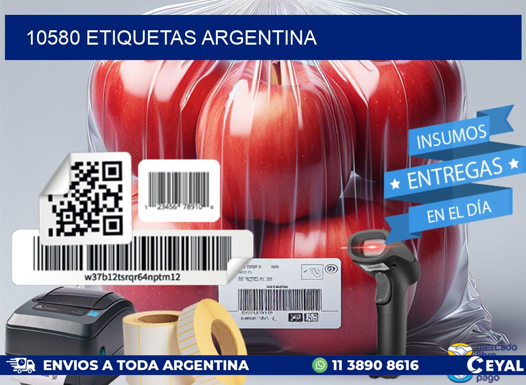 10580 ETIQUETAS ARGENTINA